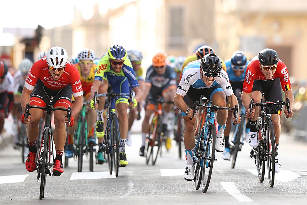 John Degenkolb wins the bunch sprint in Ses Salines