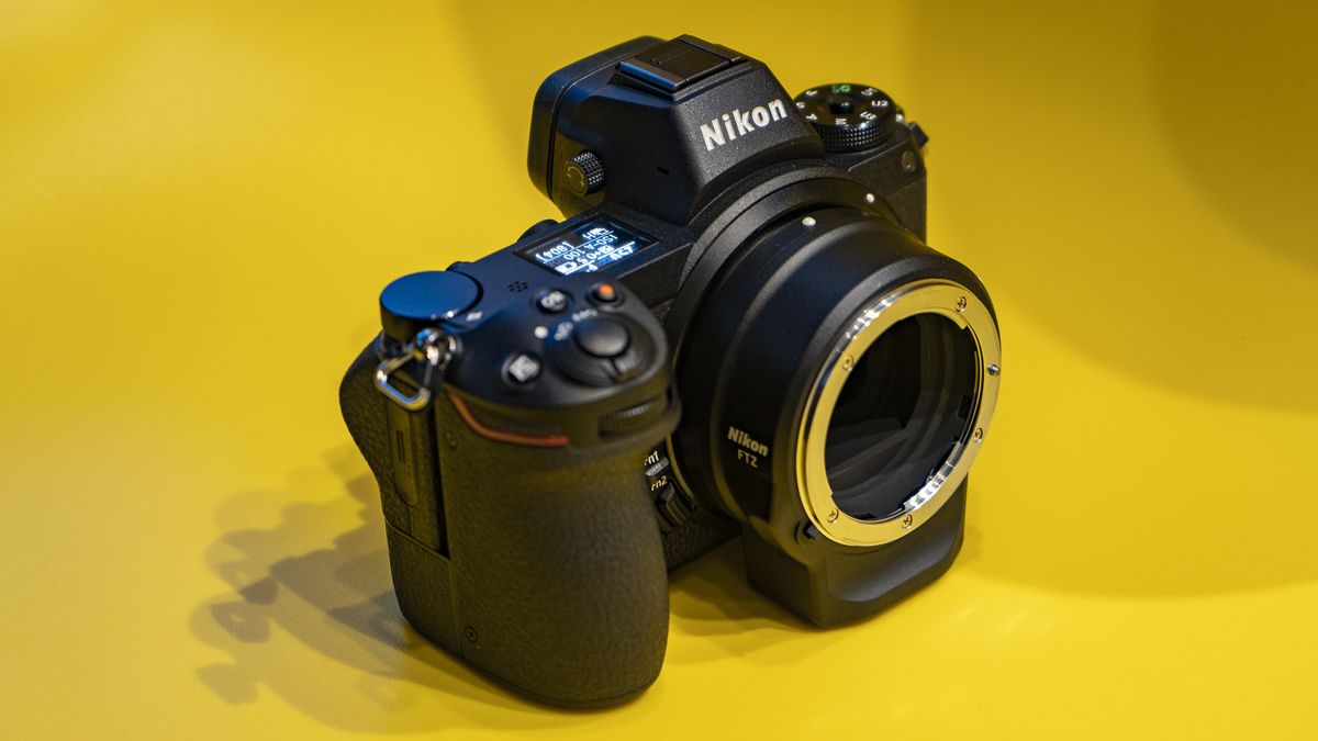 The Nikon Z6 with the FTZ mount adapter