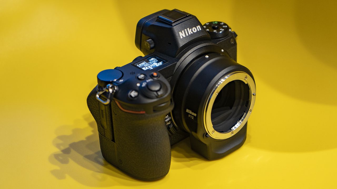 The Nikon Z6 with the FTZ mount adapter