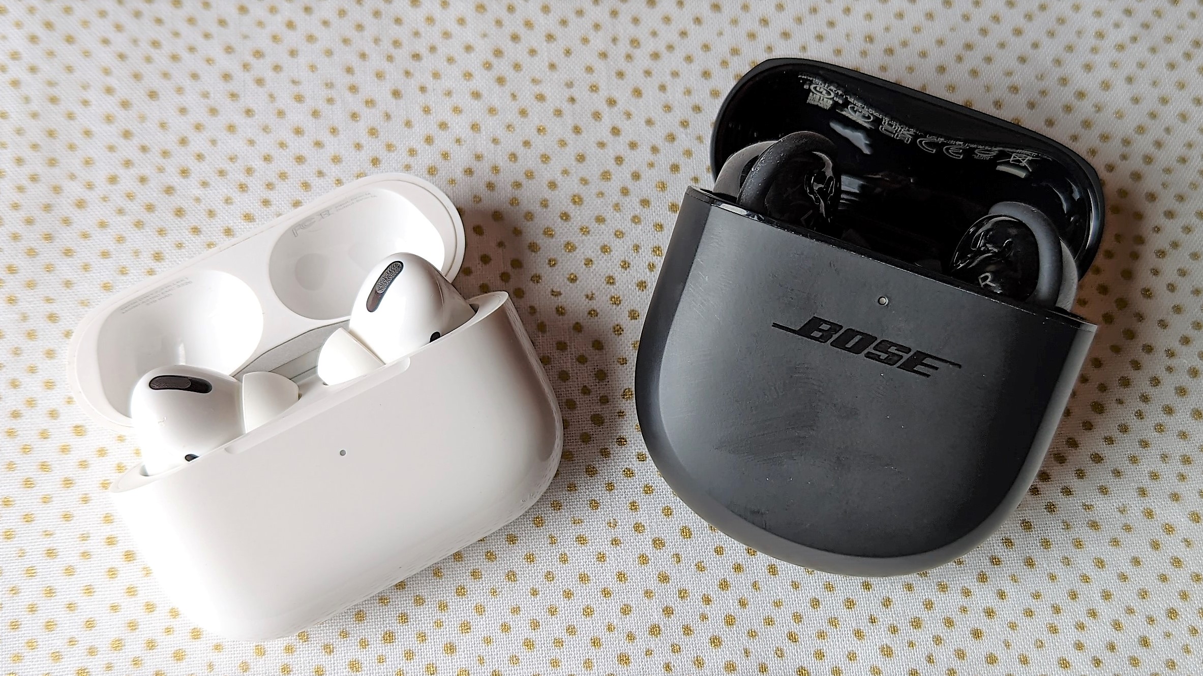 Apple AirPods Pro 2 vs. Bose QuietComfort Earbuds 2:…