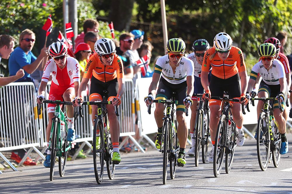 The selection in the women's race