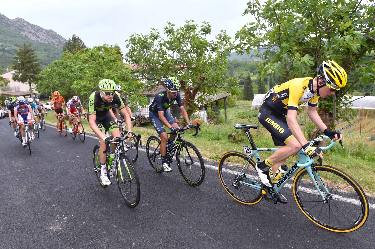 Ryder Hesjedal and Steven Kruijswijk in the breakaway