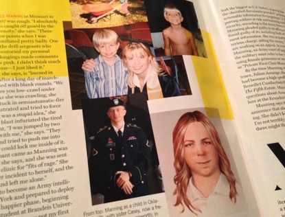 Chelsea Manning in Cosmopolitan.