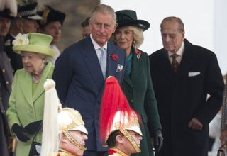 Prince Charles with the Queen, Camilla and Prince Philip