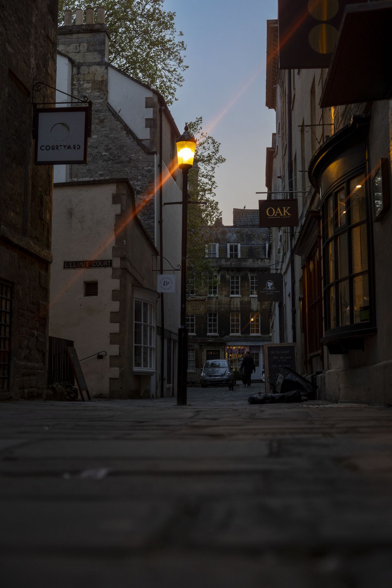 Example images of Kenko's Anamorflare filters used at twilight