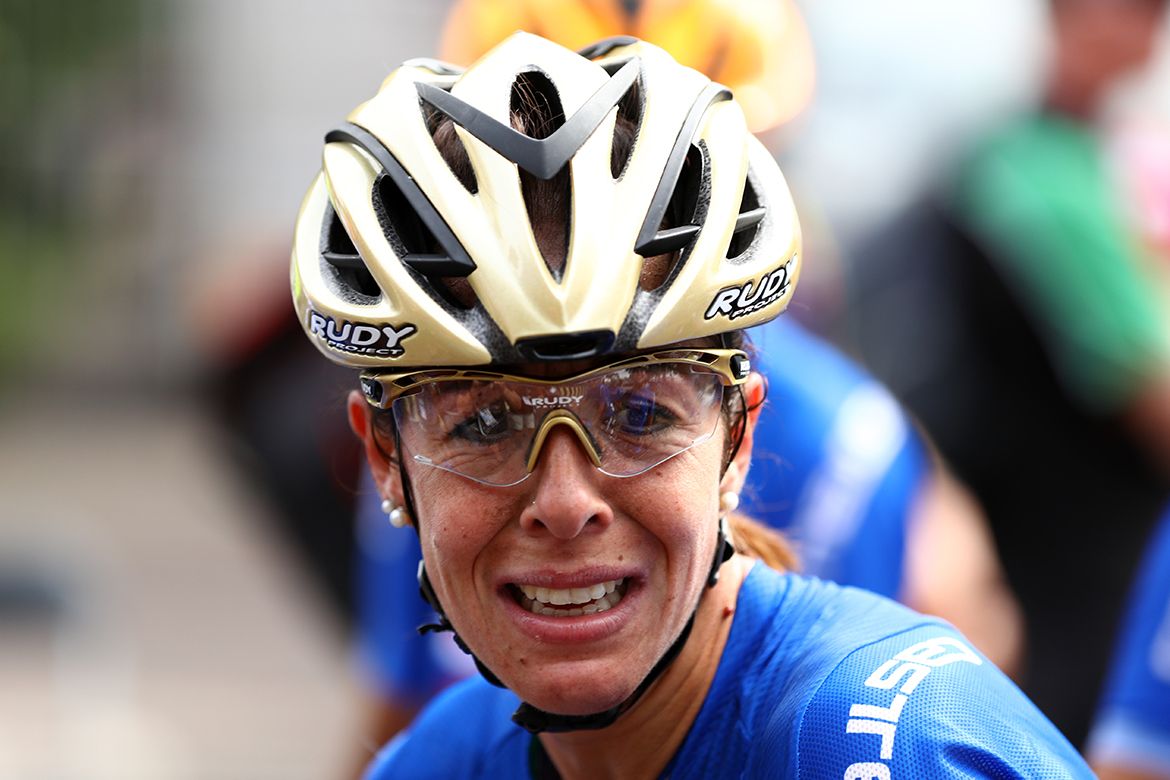 Marta Bastianelli (Italy) celebrates her European title