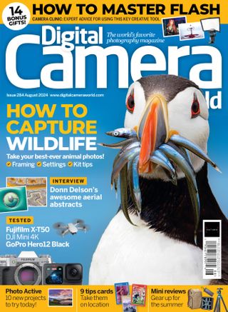 Photo of the front cover of the August 2024 issue of Digital Camera magazine