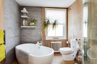 a relocated bathroom in a victorian terraced house