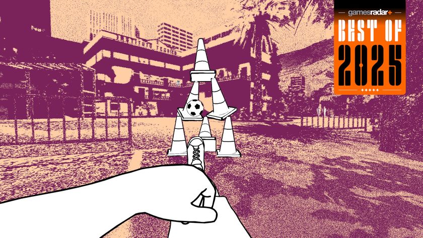 Despelote screenshot featuring a kid kicking a ball with GamesRadar+ Best of 2025 badge in upper right