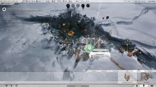 A build overlay from Frostpunk 2, showing the cost to construct a building.