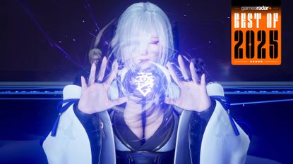 Ninja Gaiden 4 screenshot with a GamesRadar best of 2025 overlay