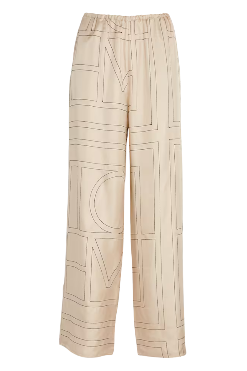 Tot&amp;ecirc;me Silk Monogram Trousers