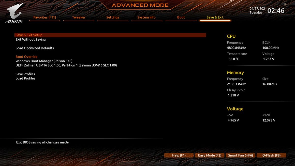 Gigabyte Z590I Aorus Ultra