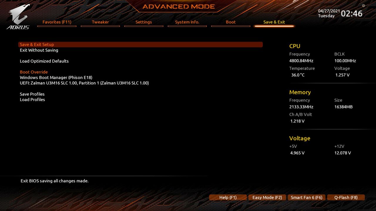 Gigabyte Z590I Aorus Ultra