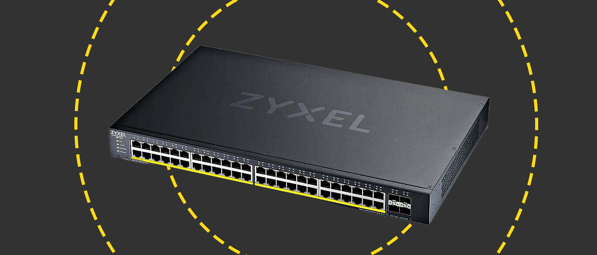 The Zyxel XGS1935 on the ITPro background