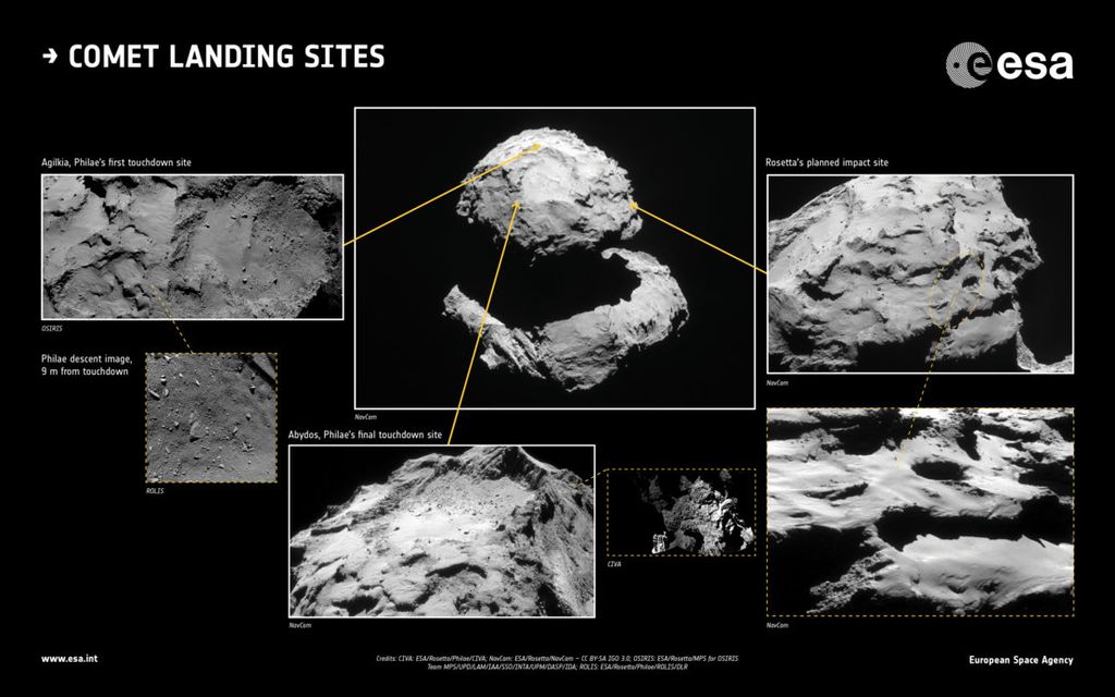 In Images Rosetta Spacecrafts Last Comet Photos During Crash Landing Space 0036