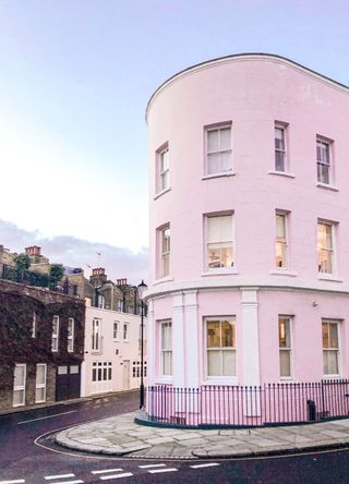 Pink House, Notting Hill, London, UK