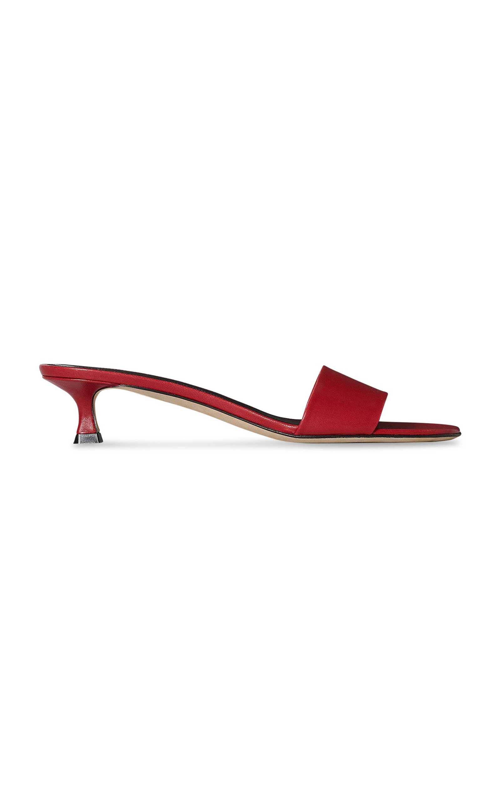 Combo Slide Two Leather Sandals
