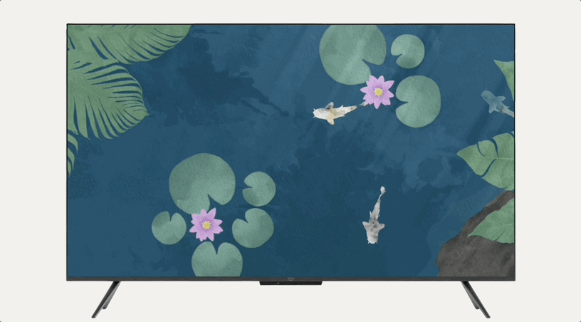 Interactive Art on an Amazon Fire TV Omni Mini-LED