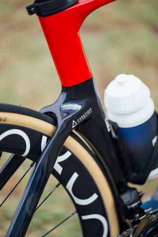 The Orbea Orca Aero seatube cluster