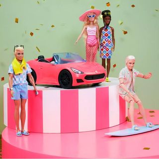 Barbie Convertible Doll Car