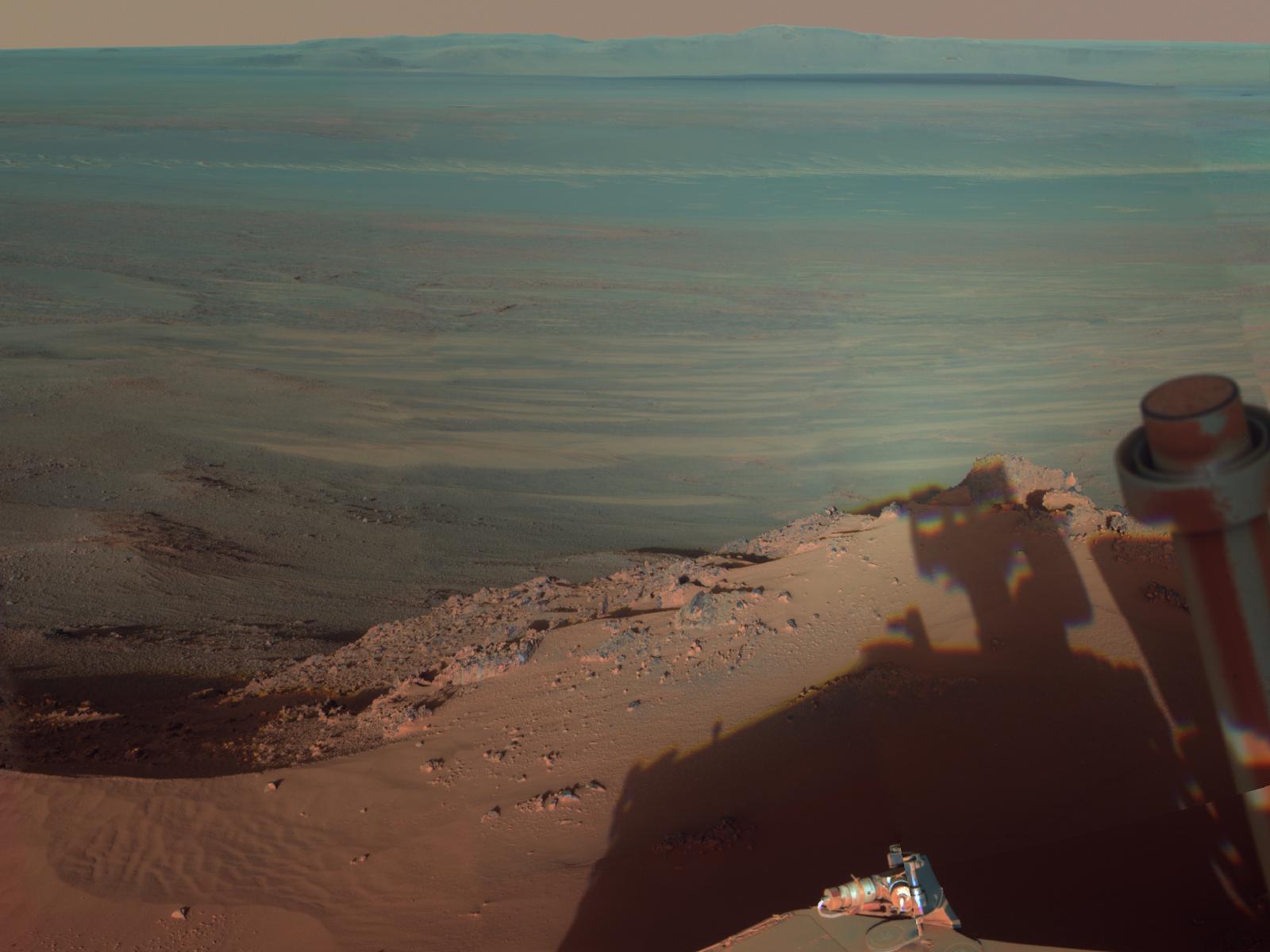 opportunity rover selfie