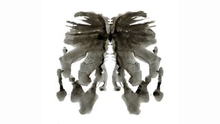 Rorschach ink blot that looks a bit like a spider