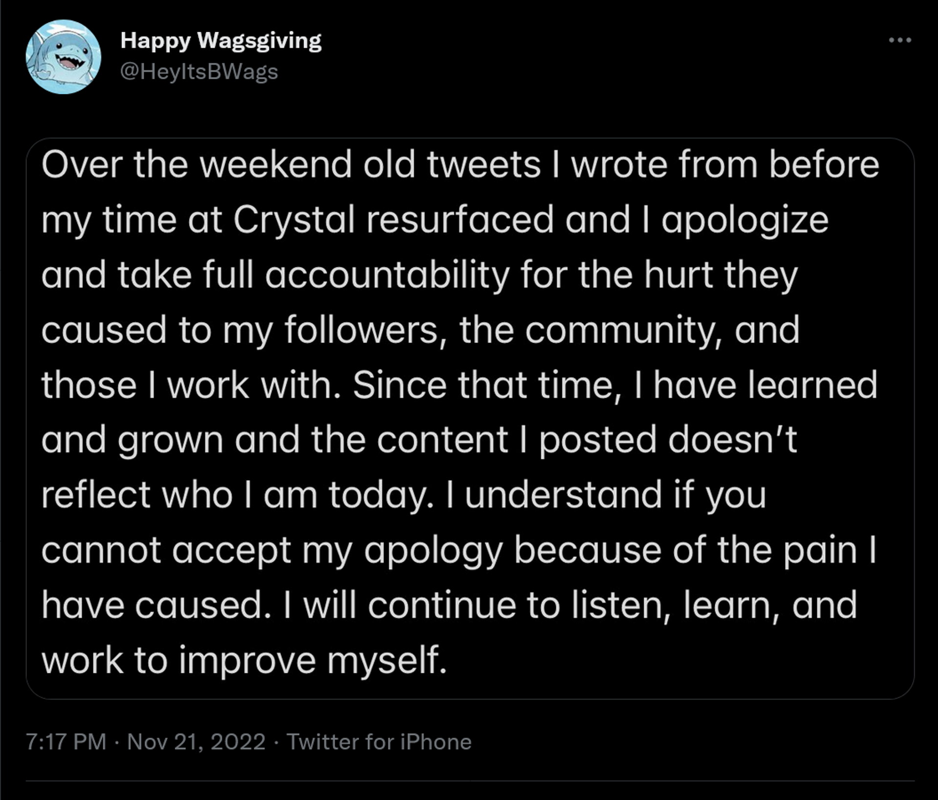 Brian Wagoner tweets