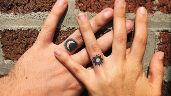  Sun and moon tattoos