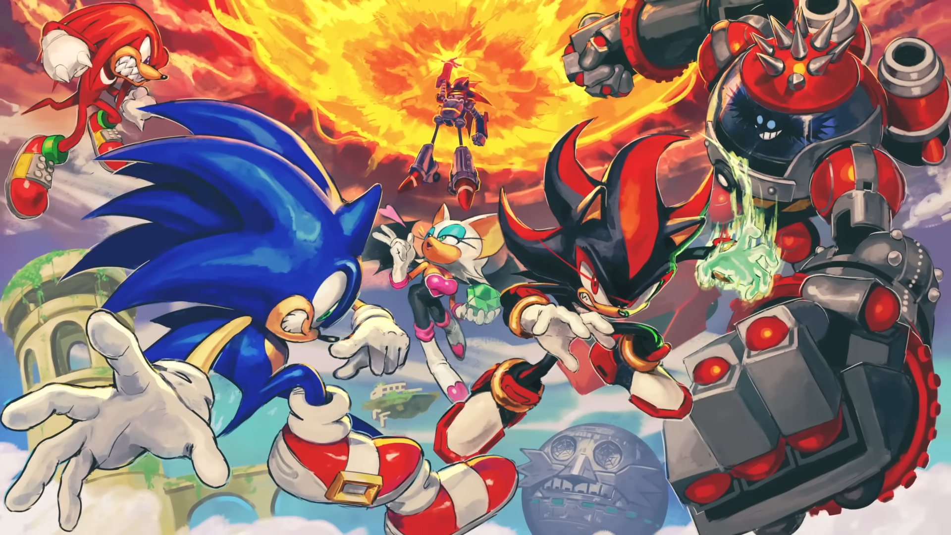 Ultimate Sonic Smackdown key art