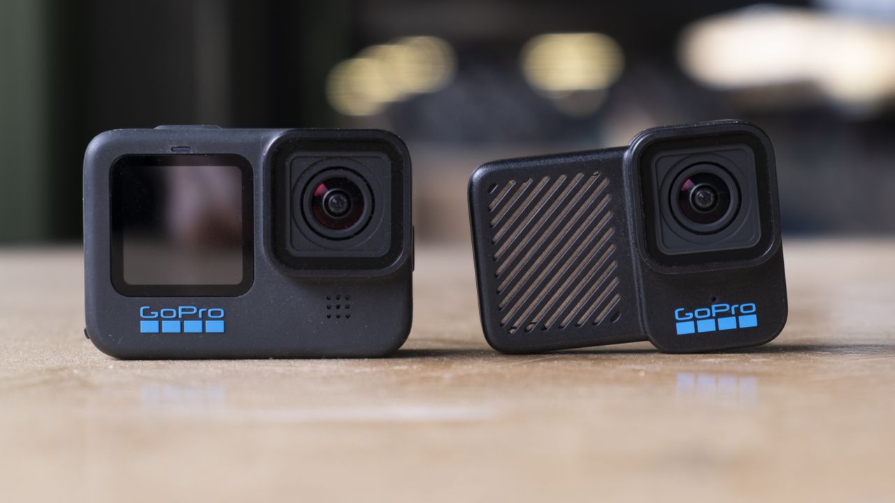 The GoPro Hero 10 Black Bones camera on an FPV drone