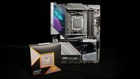 GIGABYTE X870e motherboard and AMD Ryzen 9 processor