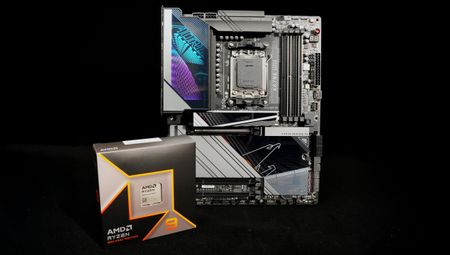 GIGABYTE X870e motherboard and AMD Ryzen 9 processor