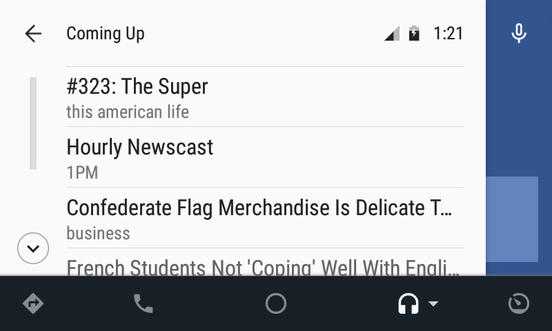 NPR One on Android Auto
