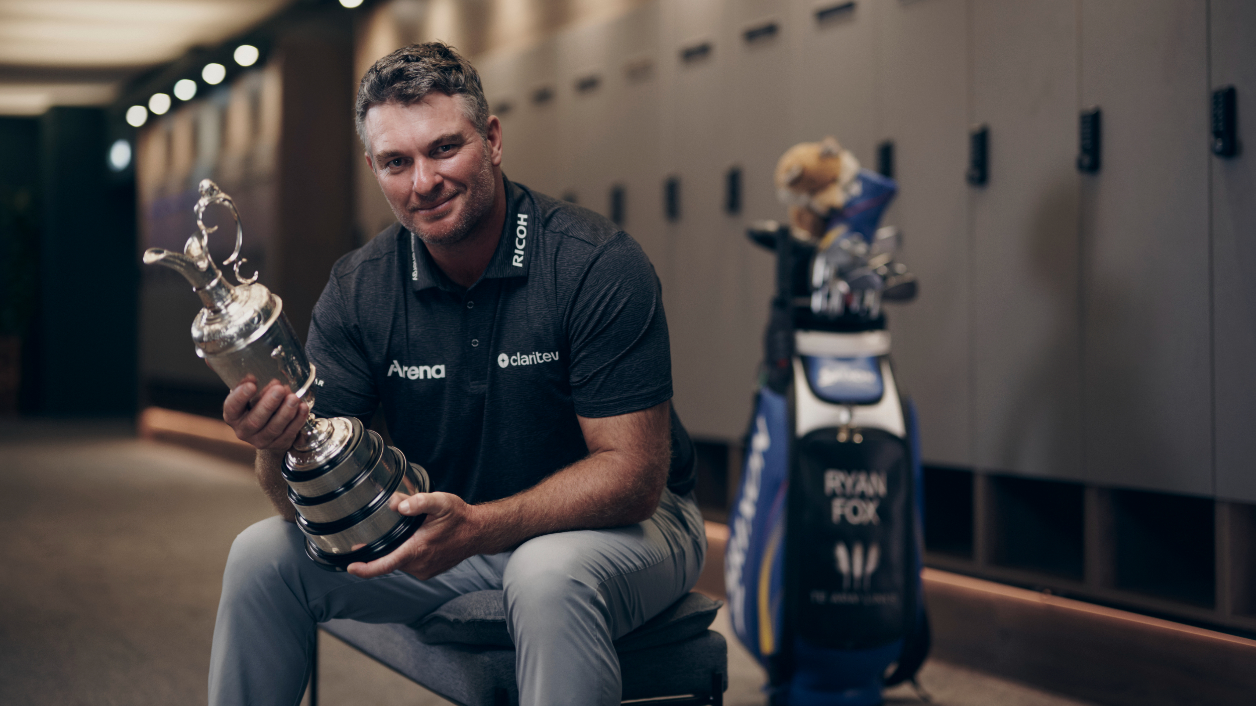 Ryan Fox with the Claret Jug