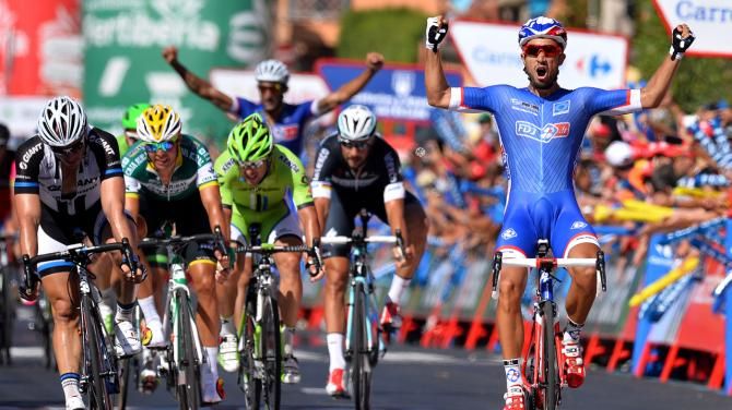 Nacer Bouhanni wins stage to of the Vuelta a Espana
