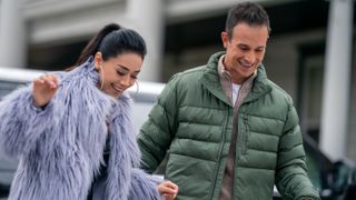 Aimee Garcia and Freddy Prinze Jr in Christmas with You