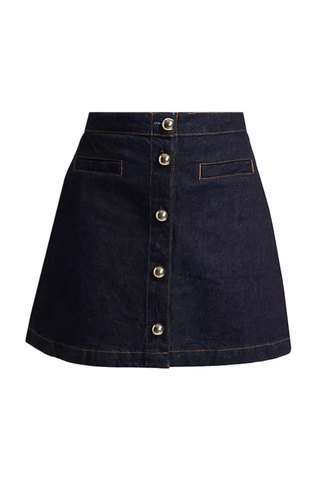 Reformation Amara High-Rise Denim Mini Skirt