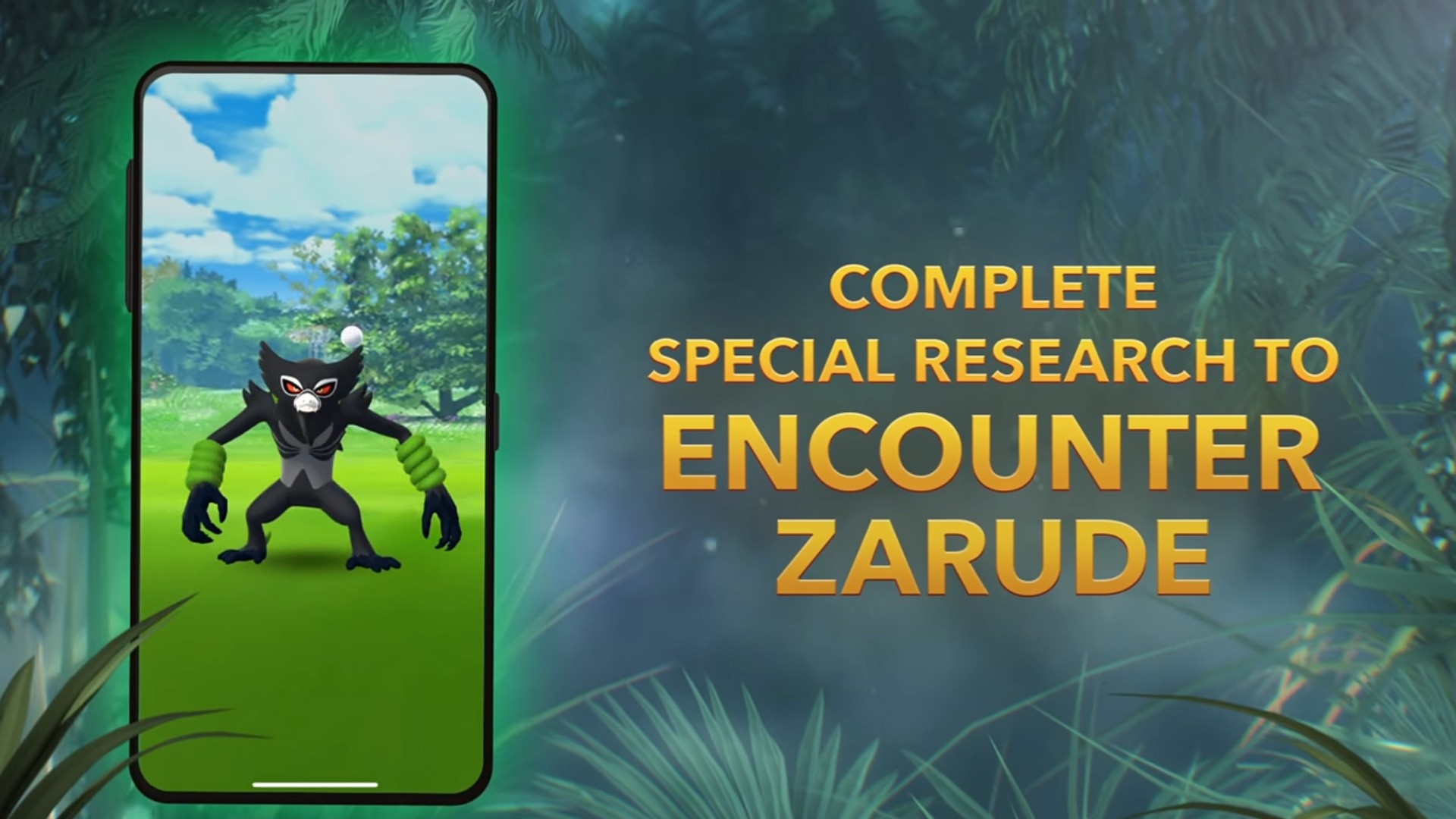 Zarude makes its first appearance in Pokémon Go