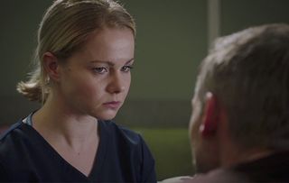 Amy Lennox plays Chloe Goard in Holby City