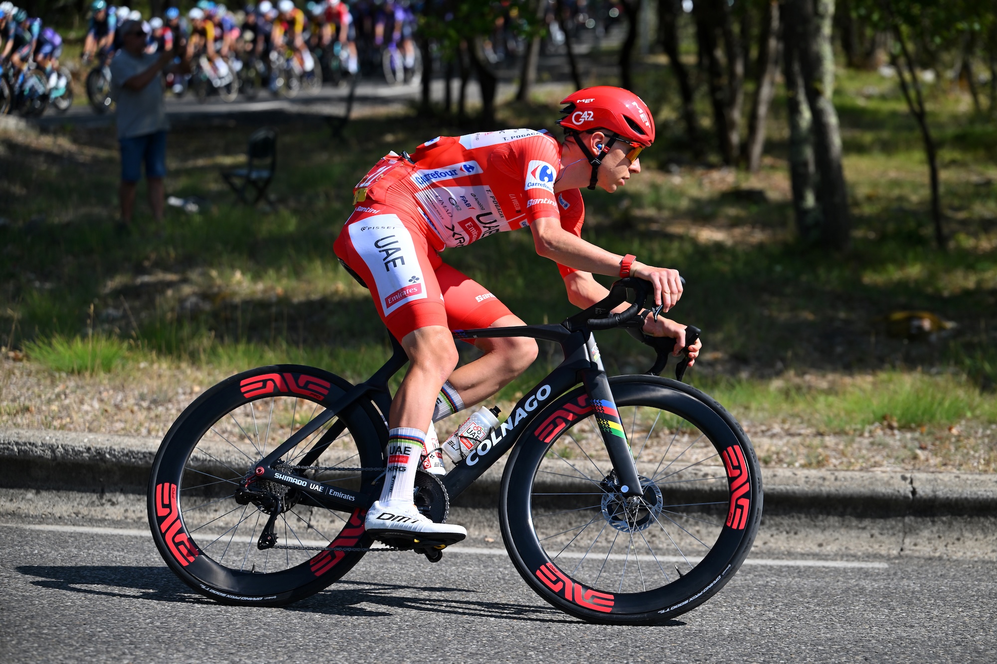 Vuelta a España GC standings - Tadej Pogačar keeps leader's jersey after stage 2