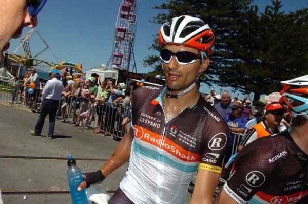 Daniele Bennati (RadioShack-Nissan) finished 8th on the stage