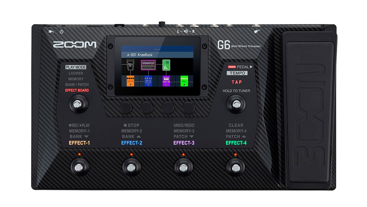 Zoom Announces New G6 Amp Modeler, MultiEffects Unit GuitarPlayer