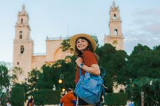 Woman walking in Mexico, one of the cheapest countries to visit