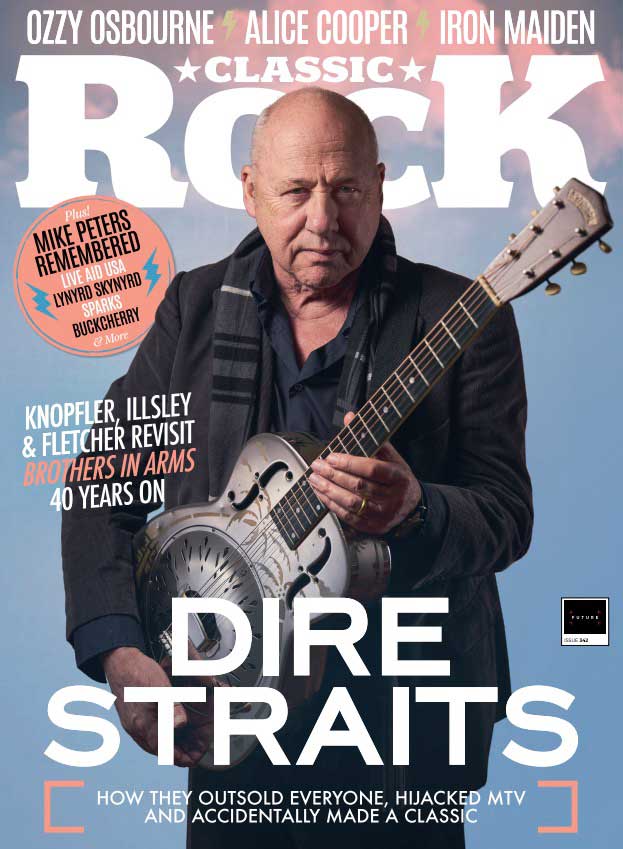 The cover of Classic Rock 342, featuring Mark Knopfler