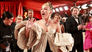 Florence Pugh attends the 95th Annual Academy Awards