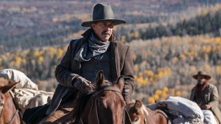 Kevin Costner as Hayes Ellison in New Line Cinema&#039;s Western drama &quot;Horizon: An American Saga - Chapter 1.&quot;