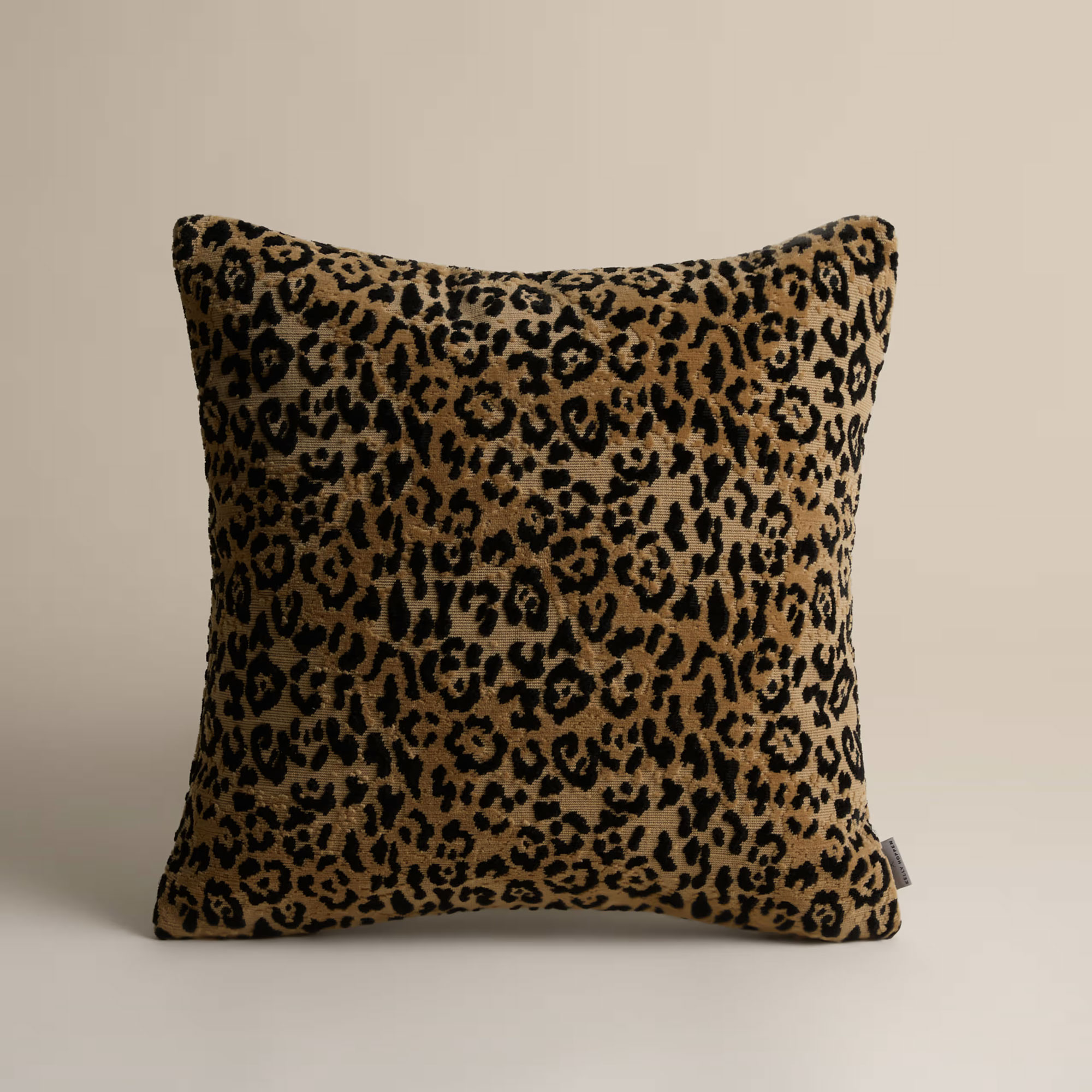 Leopard print cushion