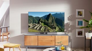 Samsung Q70T review: on TV unit