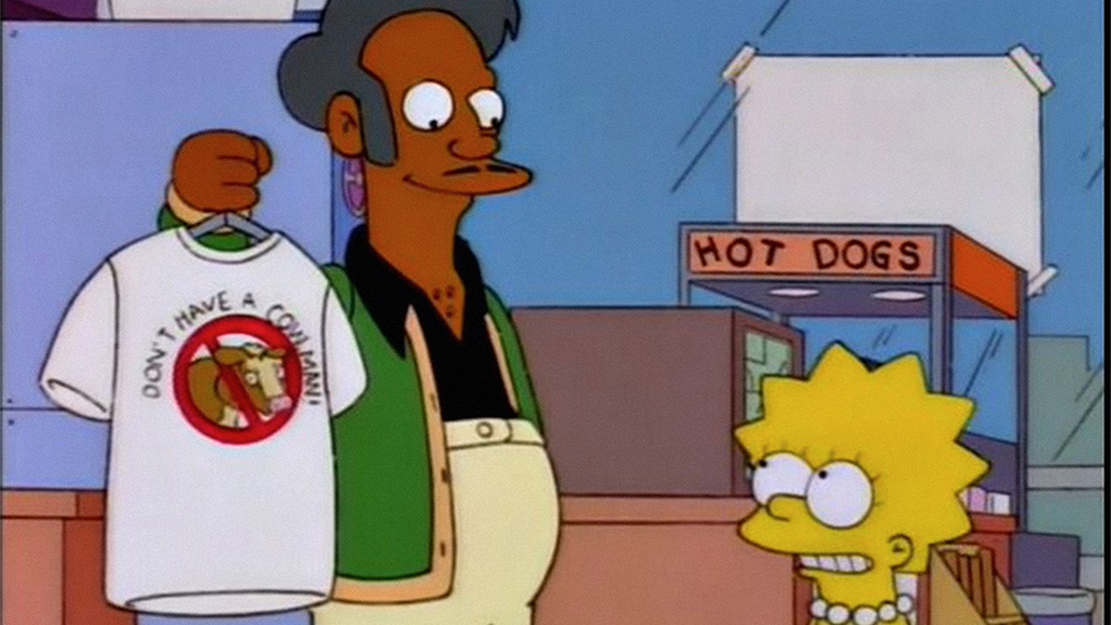 Don't have a cow': The Simpsons response to Apu racism row criticised as  'toothless', The Simpsons